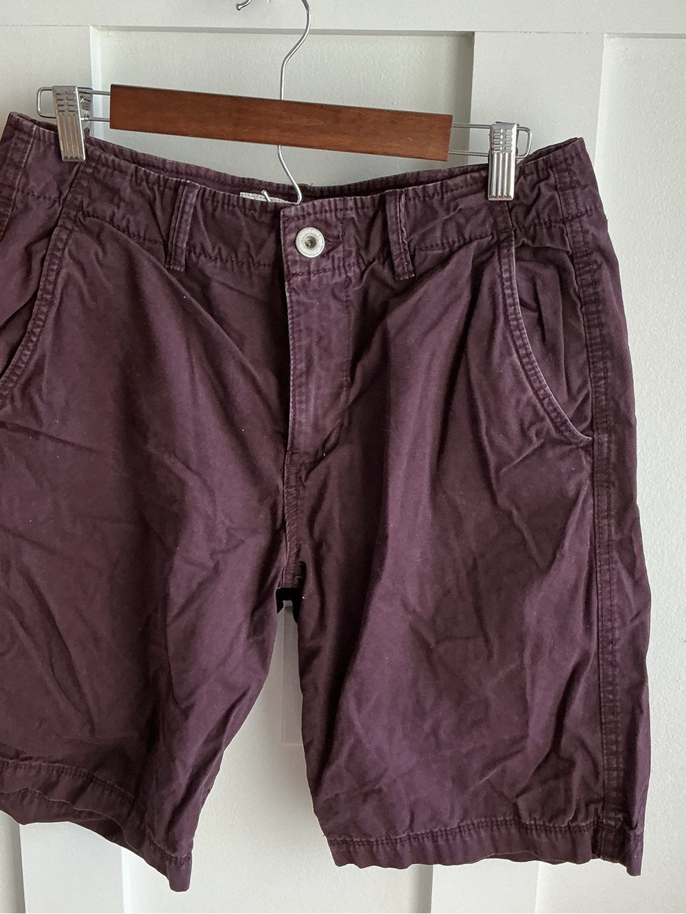 American Eagle Outfitters Men's Chino Shorts - Plum